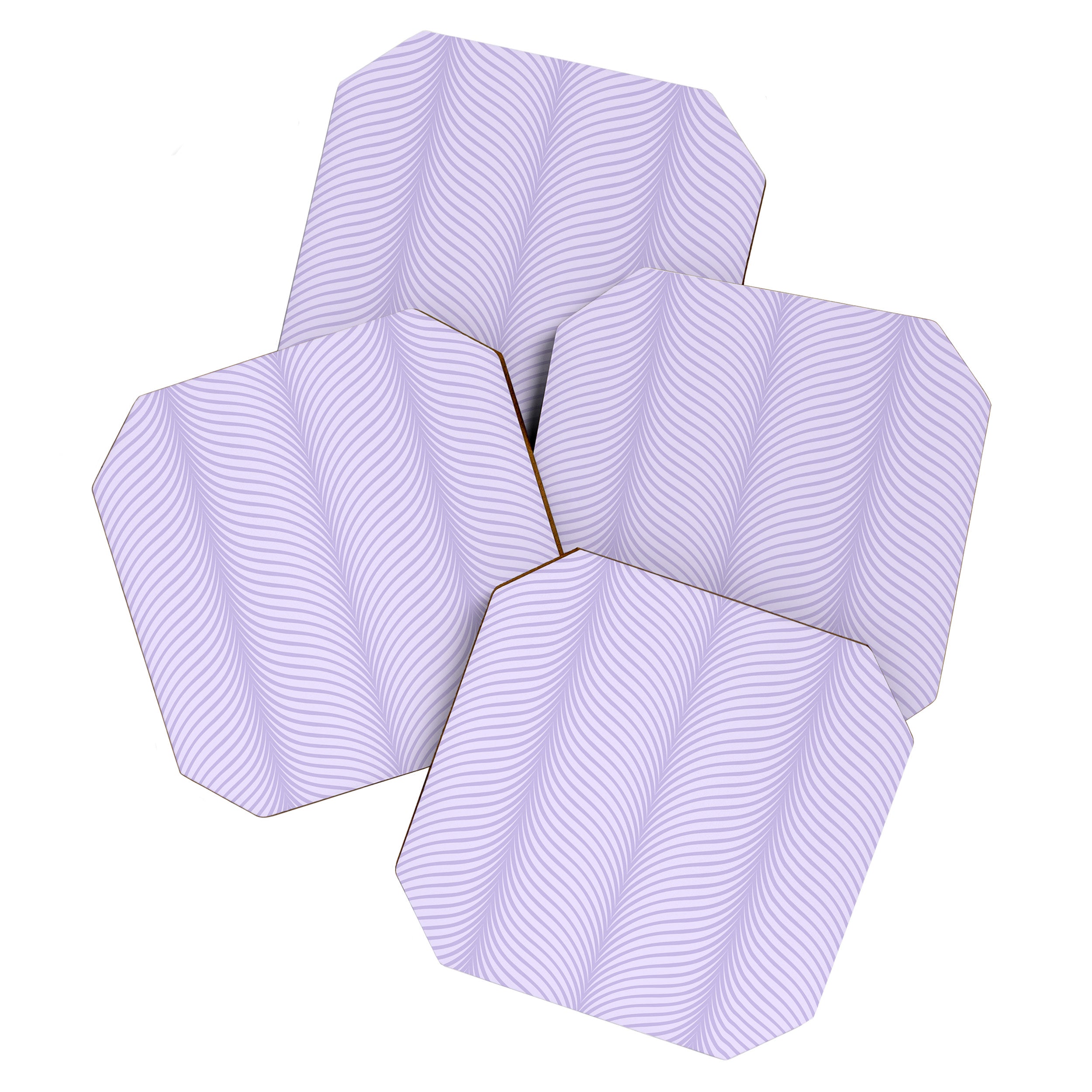 Elysian XIV Lavender Purple Coaster Gallery Image 1