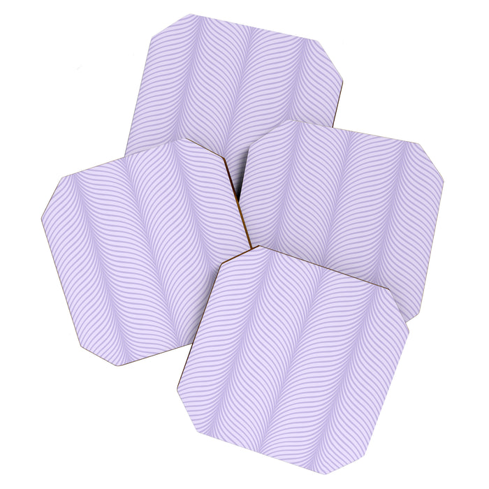 Elysian XIV Lavender Purple Coaster Gallery Image 1