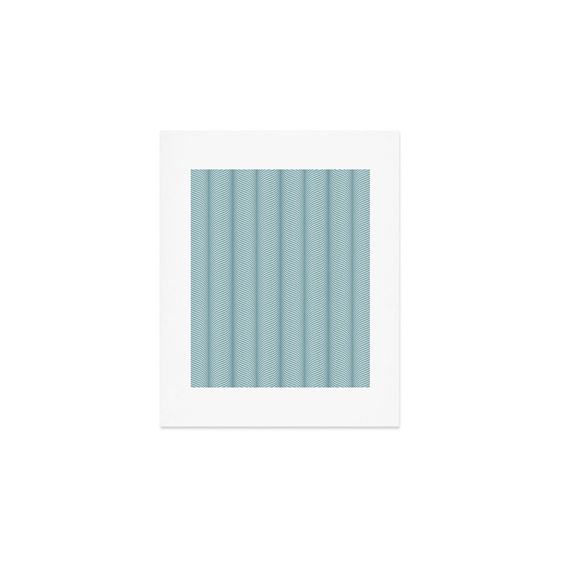 Elysian XVI Botanical Teal Art Print Gallery Image 1