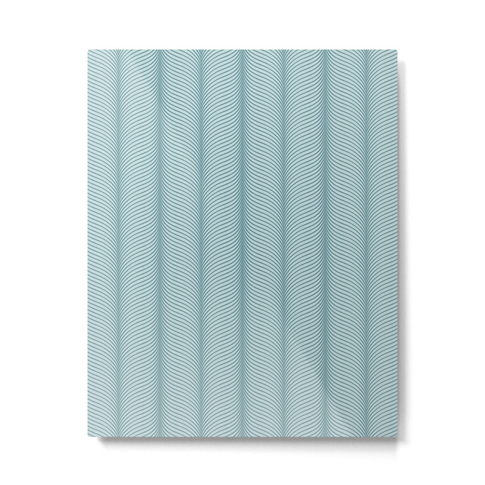 Elysian XVI Botanical Teal Metal Print Gallery Image 1