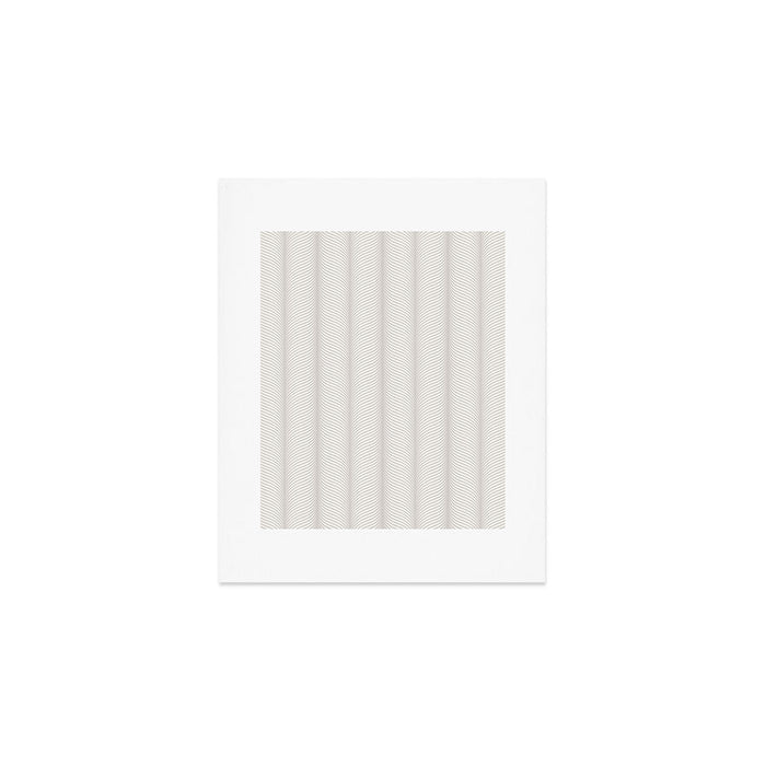 Elysian XVII Grey White Art Print Gallery Image 1