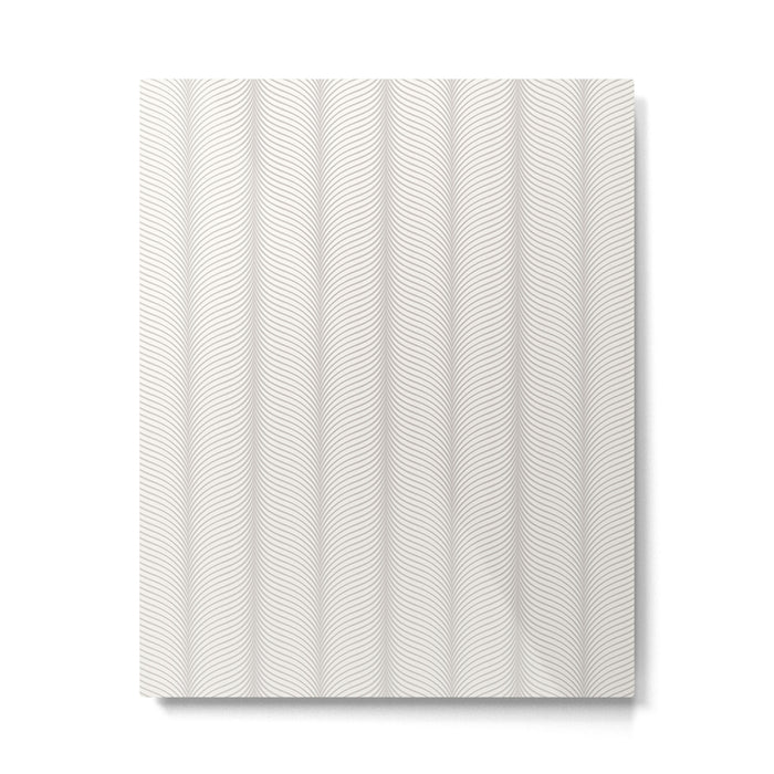 Elysian XVII Grey White Metal Print Gallery Image 1