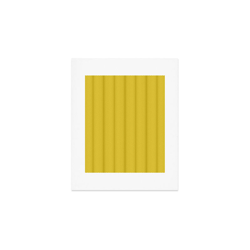 Elysian XVIII Chartreuse Green Art Print Gallery Image 1