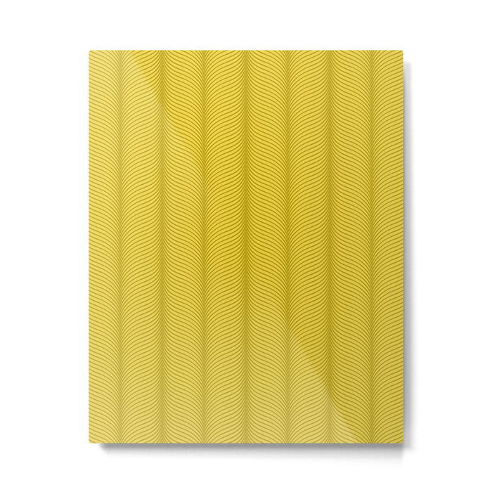 Elysian XVIII Chartreuse Green Metal Print Gallery Image 1