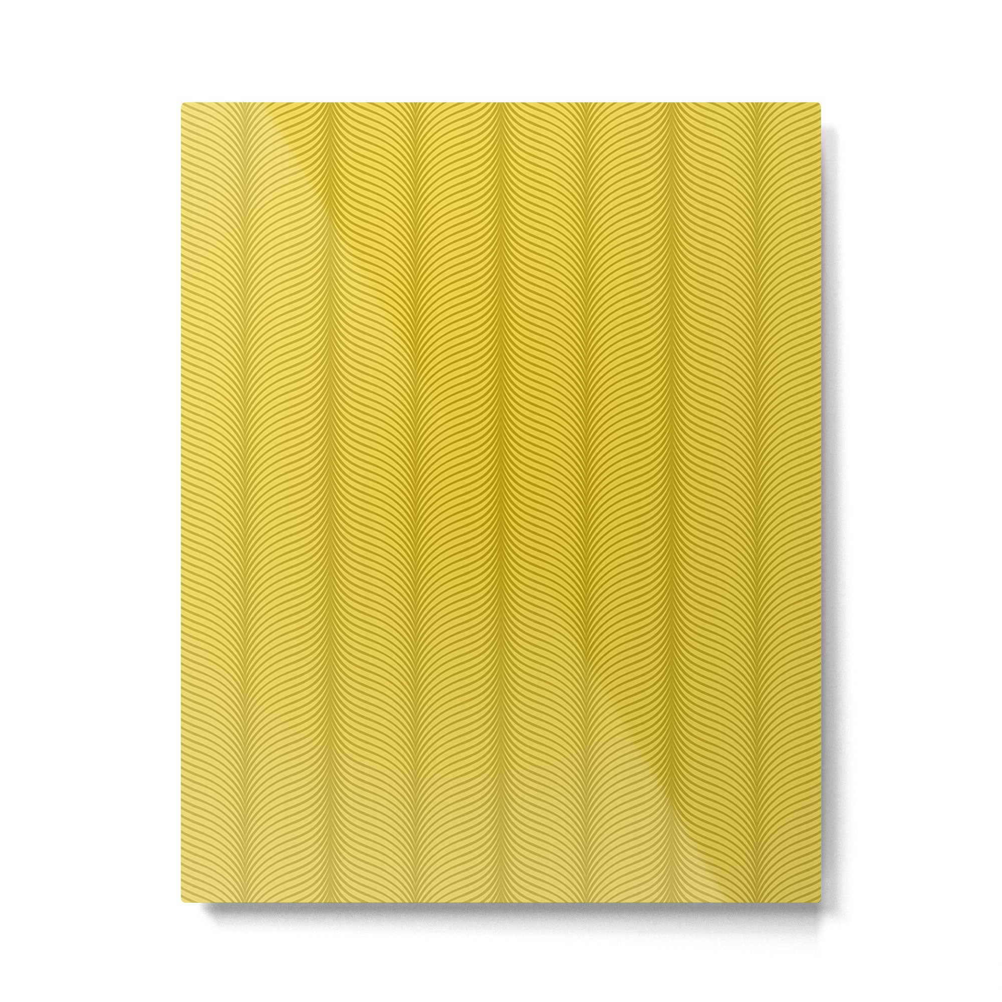 Elysian XVIII Chartreuse Green Metal Print Gallery Image 6