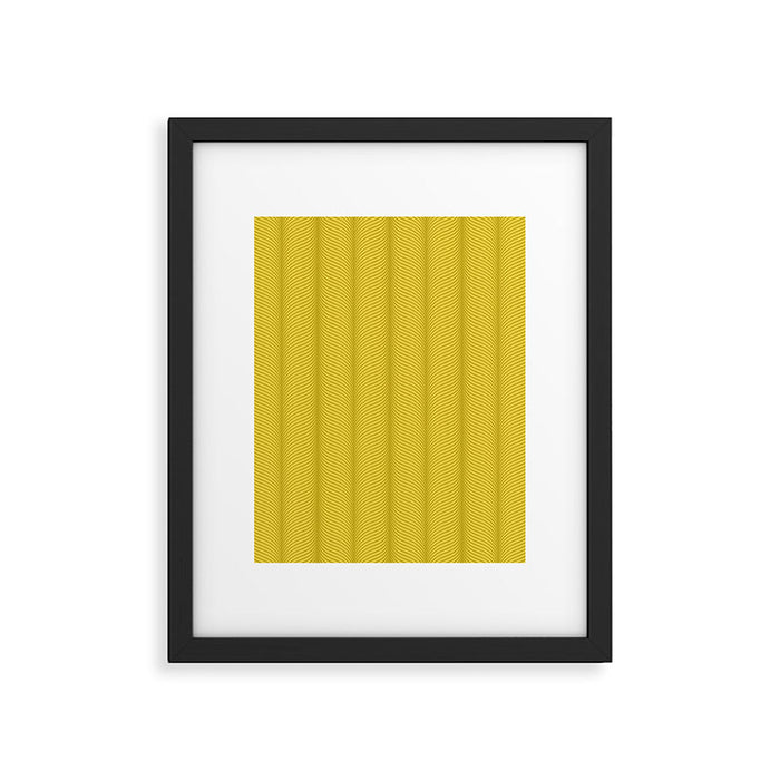 Elysian XVIII Chartreuse Green Framed Art Print Gallery Image 1