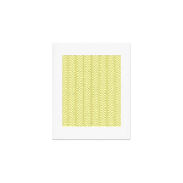 Elysian XX Pastel Lime Green Art Print Gallery Image 1