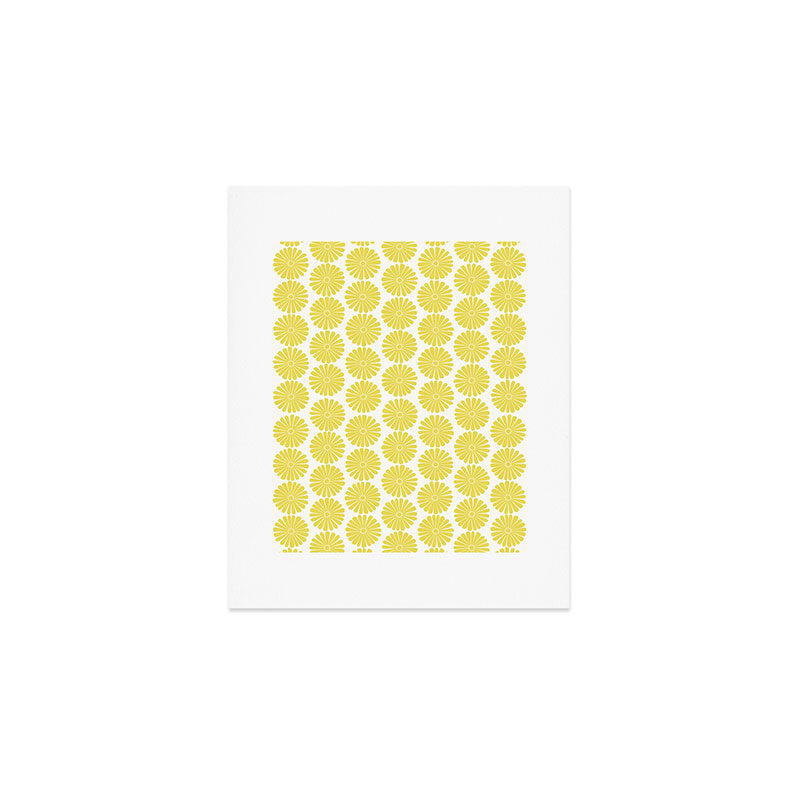 Floral Daisy Pattern XVIII Art Print Gallery Image 1