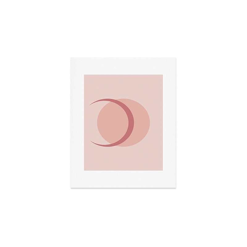 Full / Crescent Abstract Moon VIII Art Print Gallery Image 1
