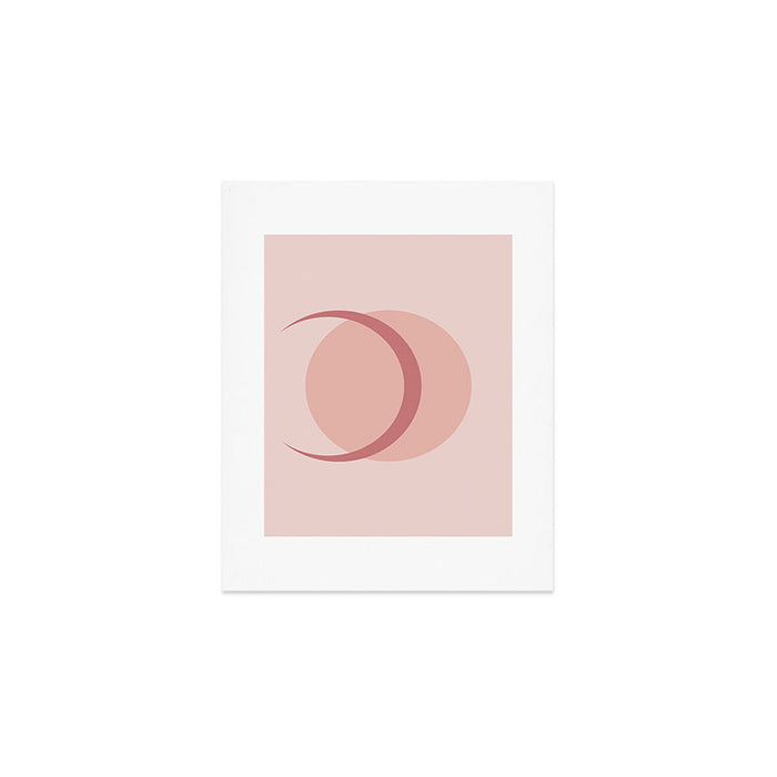 Full / Crescent Abstract Moon VIII Art Print Gallery Image 1