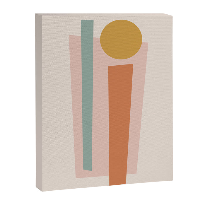 Geometric Abstract V Canvas Print Gallery Image 1