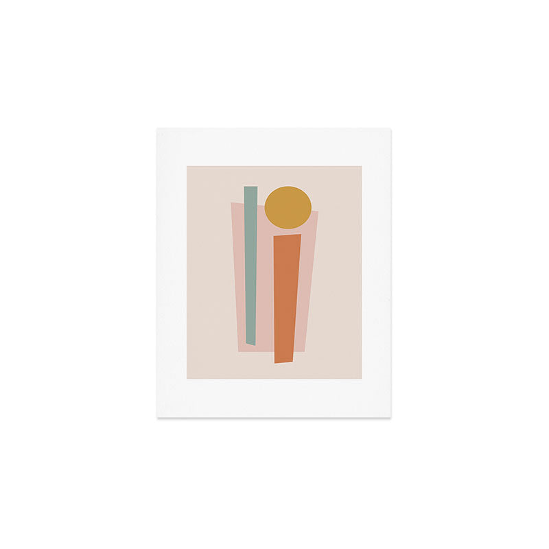 Geometric Abstract V Art Print Gallery Image 1