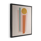 Geometric Abstract V Framed Canvas Print Gallery Image 2