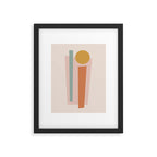 Geometric Abstract V Framed Art Print Gallery Image 5