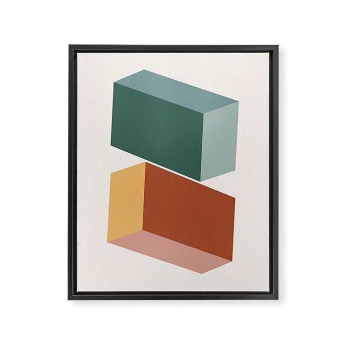 Geometric Abstraction XV Framed Canvas Print Gallery Image 1
