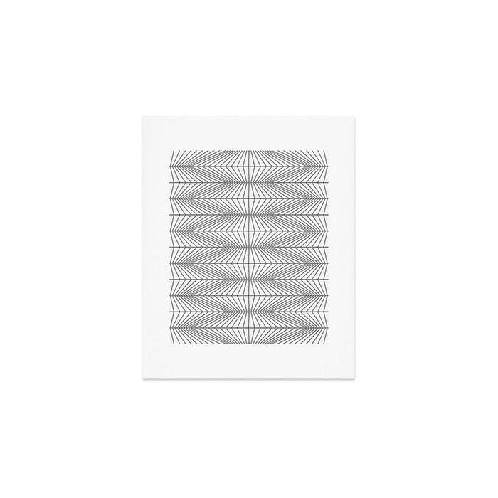 Geometric Angular Lines Pattern XIII Art Print Gallery Image 1