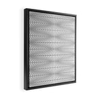 Geometric Angular Lines Pattern XIII Framed Canvas Print Gallery Image 2
