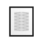 Geometric Angular Lines Pattern XIII Framed Art Print Gallery Image 6