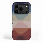 Geometric Aztec Pyramid Pattern III iPhone Case Gallery Image 1