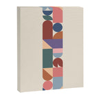 Geometric Balance Multicolor Canvas Print Gallery Image 6