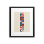 Geometric Balance Multicolor Framed Art Print Gallery Image 4
