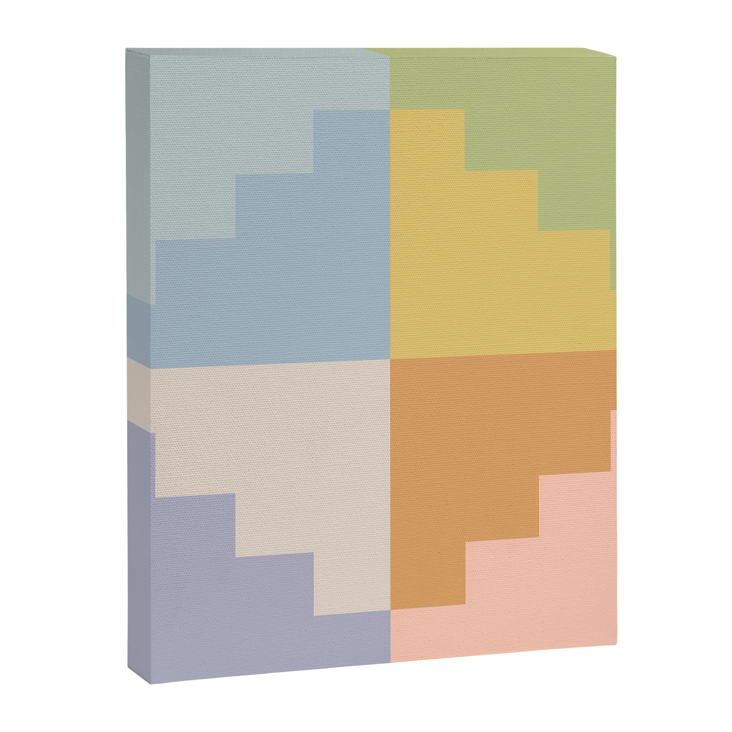 Geometric Color Block V Canvas Print Gallery Image 8
