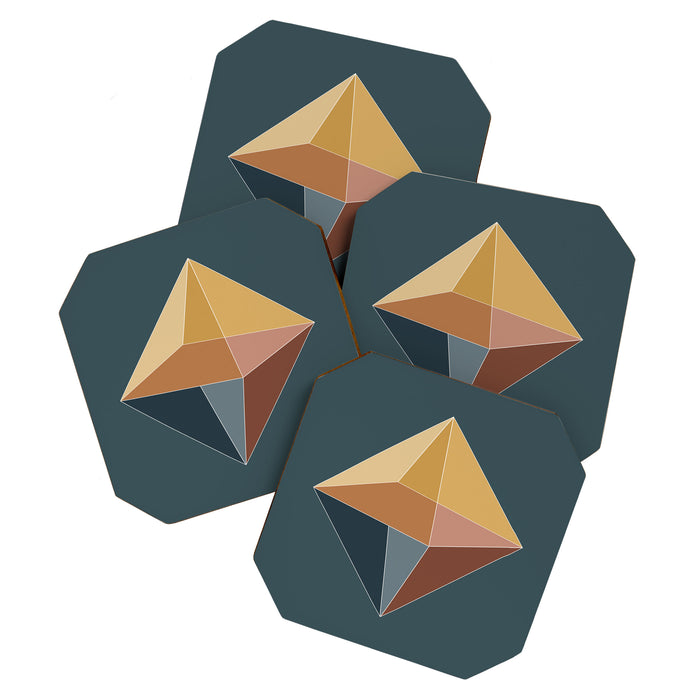 Geometric Diamond XVI Coaster Gallery Image 1