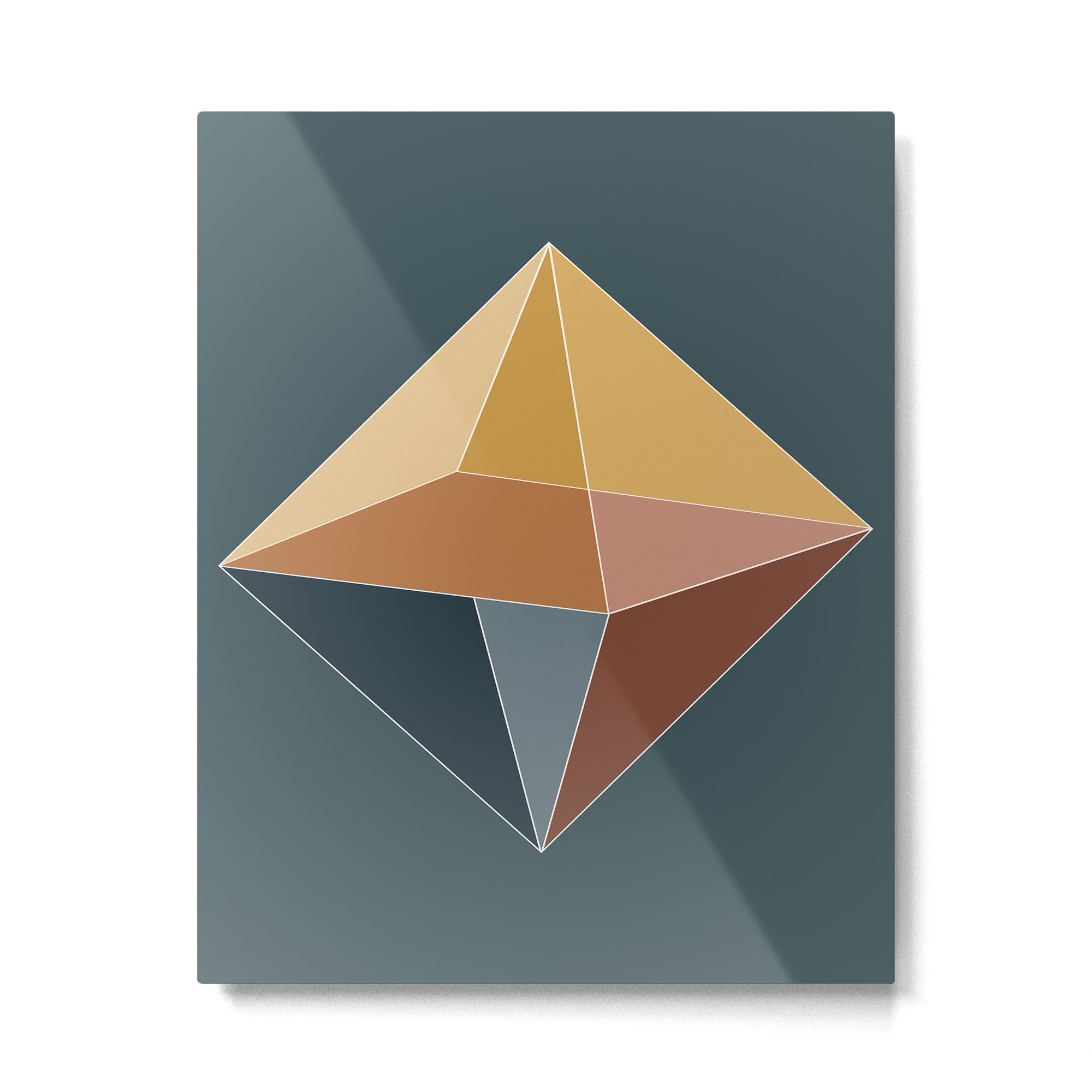 Geometric Diamond XVI Metal Print Gallery Image 6