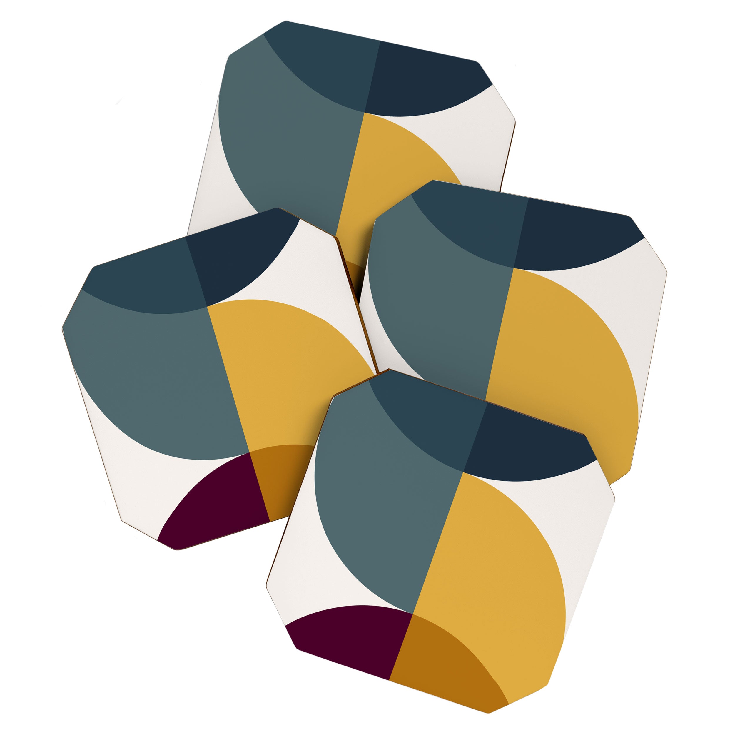 Geometric Harmony II Coaster Gallery Image 1