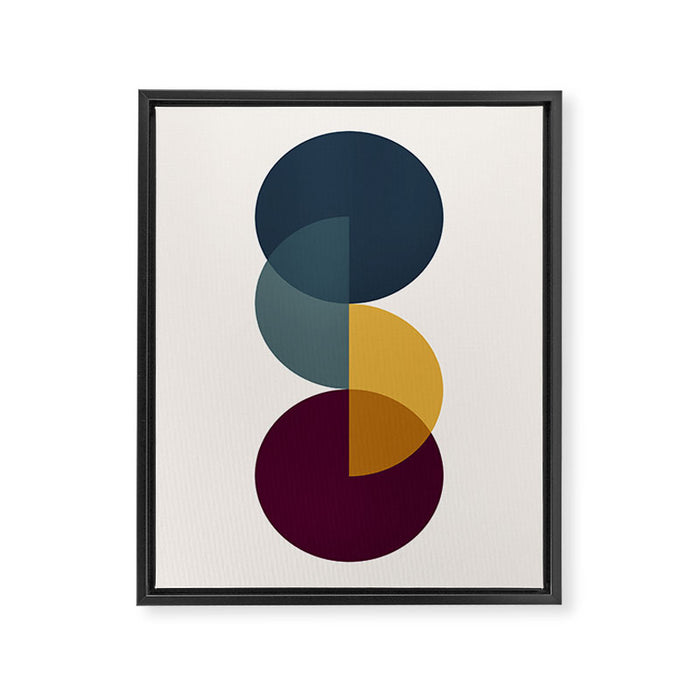 Geometric Harmony II Framed Canvas Print Gallery Image 1
