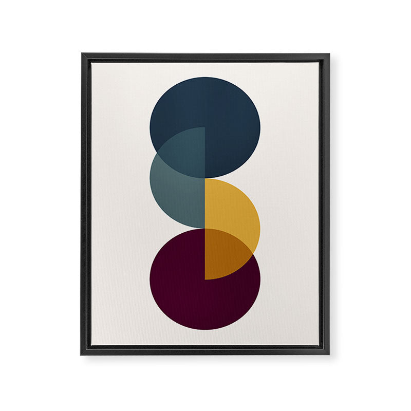 Geometric Harmony II Framed Canvas Print Gallery Image 6