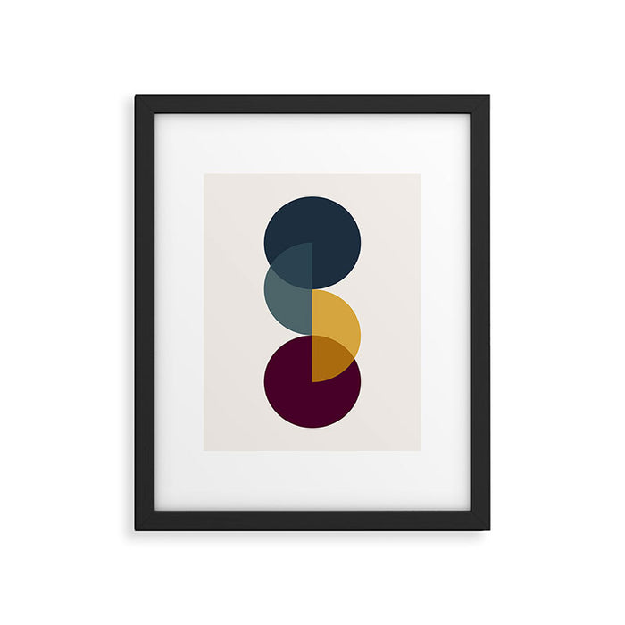 Geometric Harmony II Framed Art Print Gallery Image 1