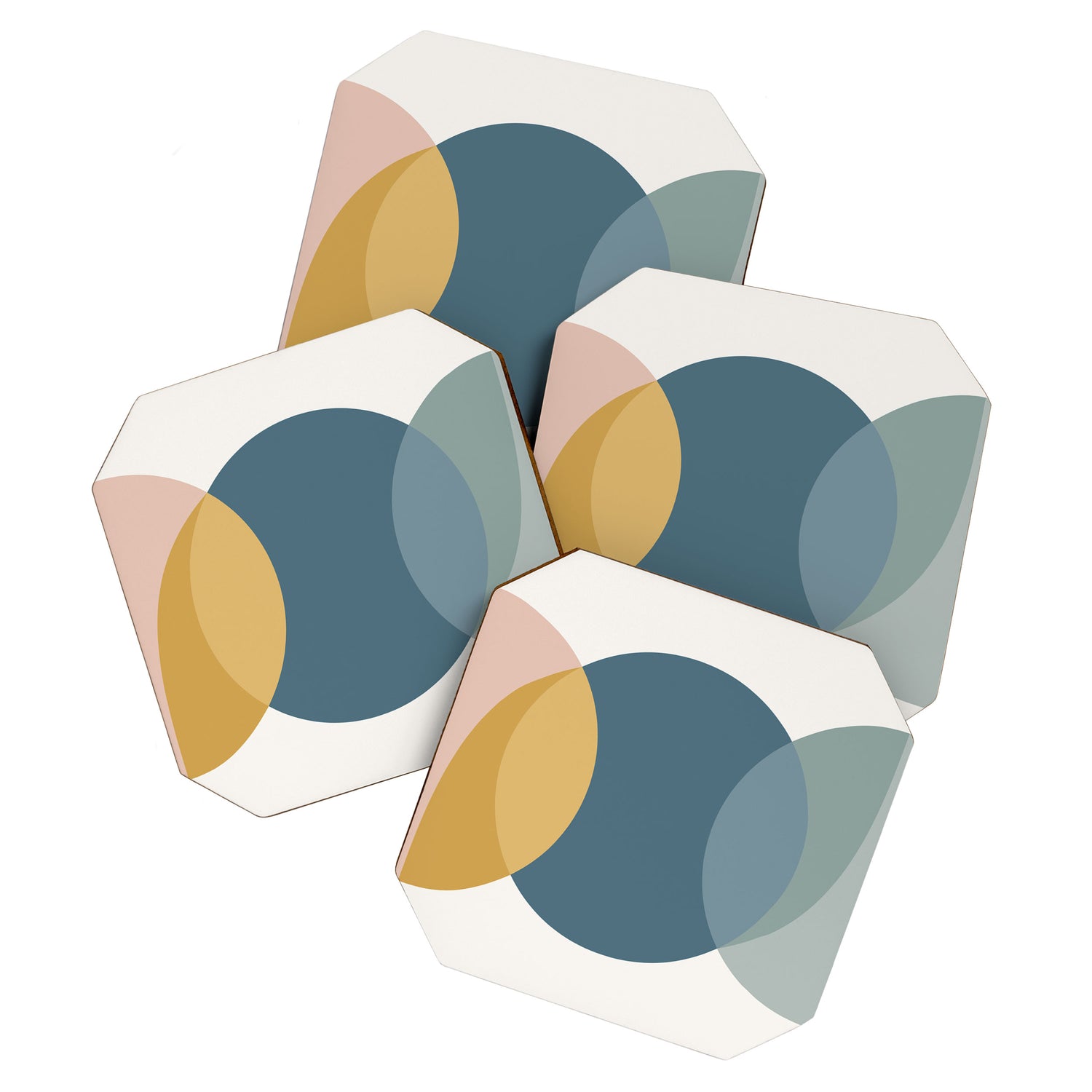 Geometric Harmony IV Coaster Gallery Image 1
