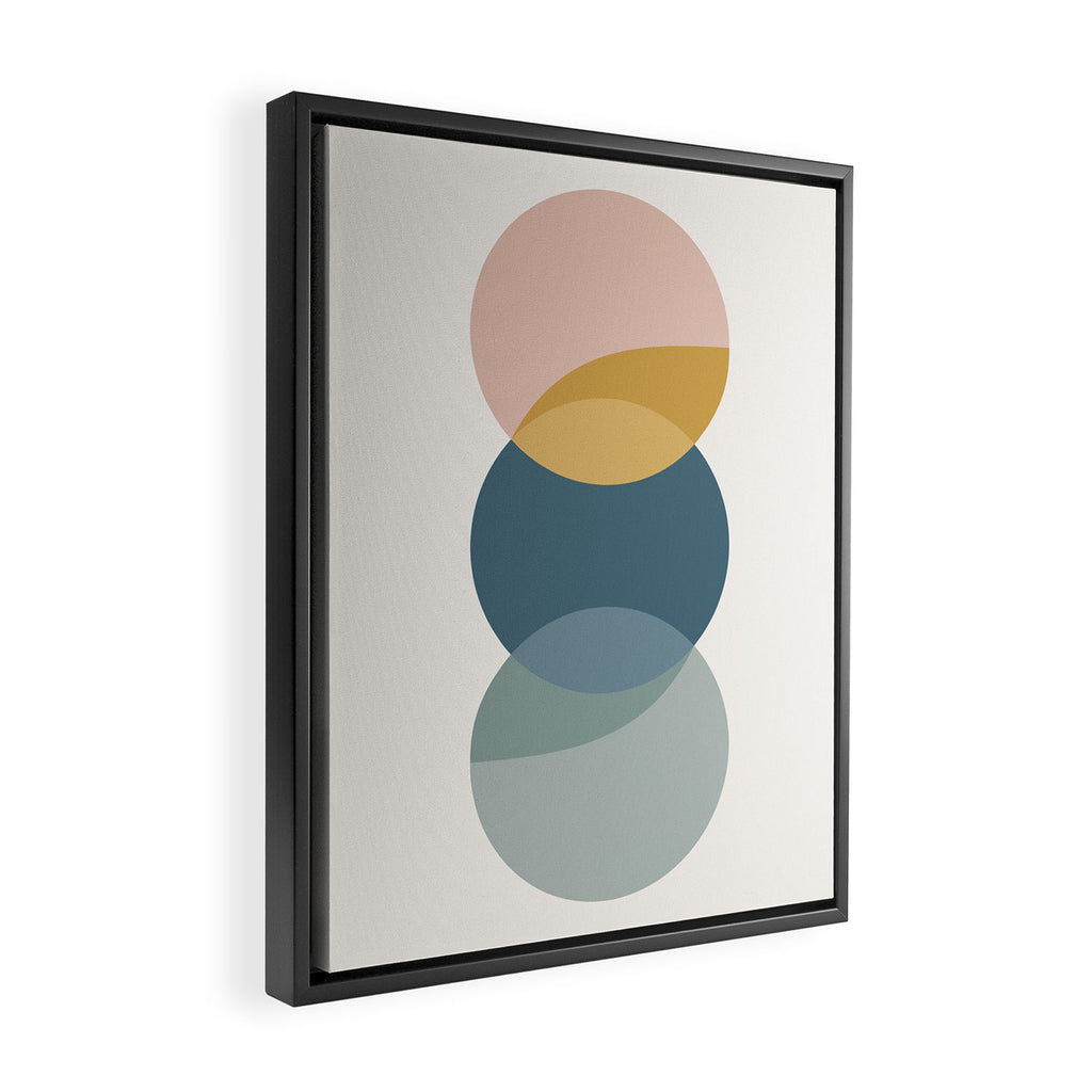Geometric Harmony IV Framed Canvas Print Gallery Image 2
