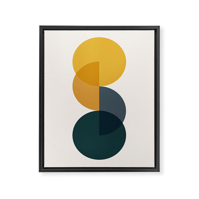 Geometric Harmony IX Framed Canvas Print Gallery Image 6