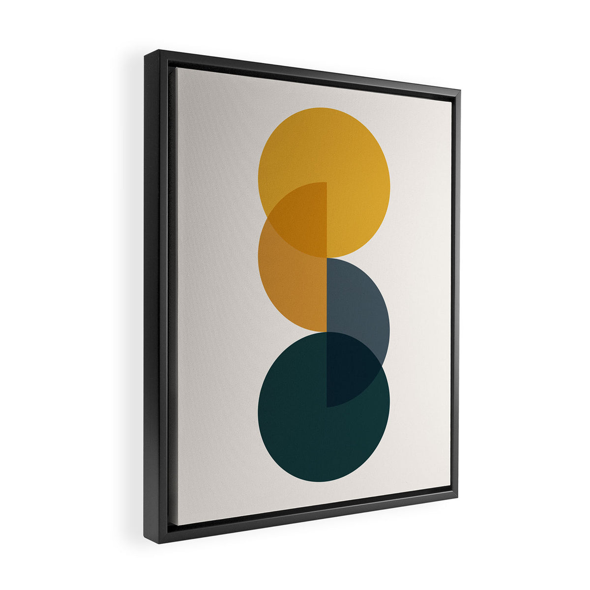 Geometric Harmony IX Framed Canvas Print Gallery Image 2