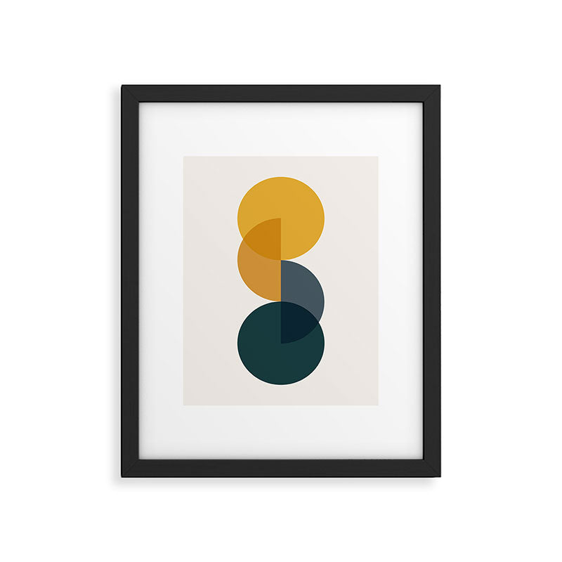 Geometric Harmony IX Framed Art Print Gallery Image 4