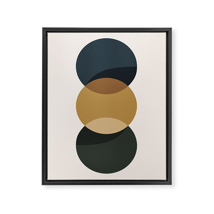 Geometric Harmony V Framed Canvas Print Gallery Image 1