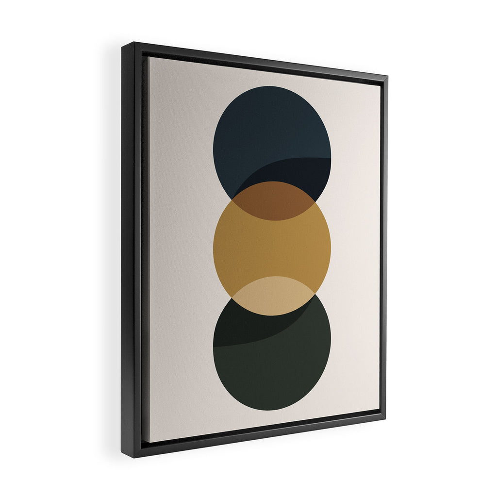 Geometric Harmony V Framed Canvas Print Gallery Image 2