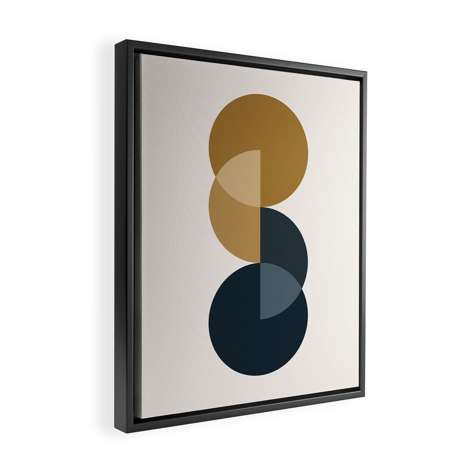 Geometric Harmony XXXIII Framed Canvas Print Gallery Image 2