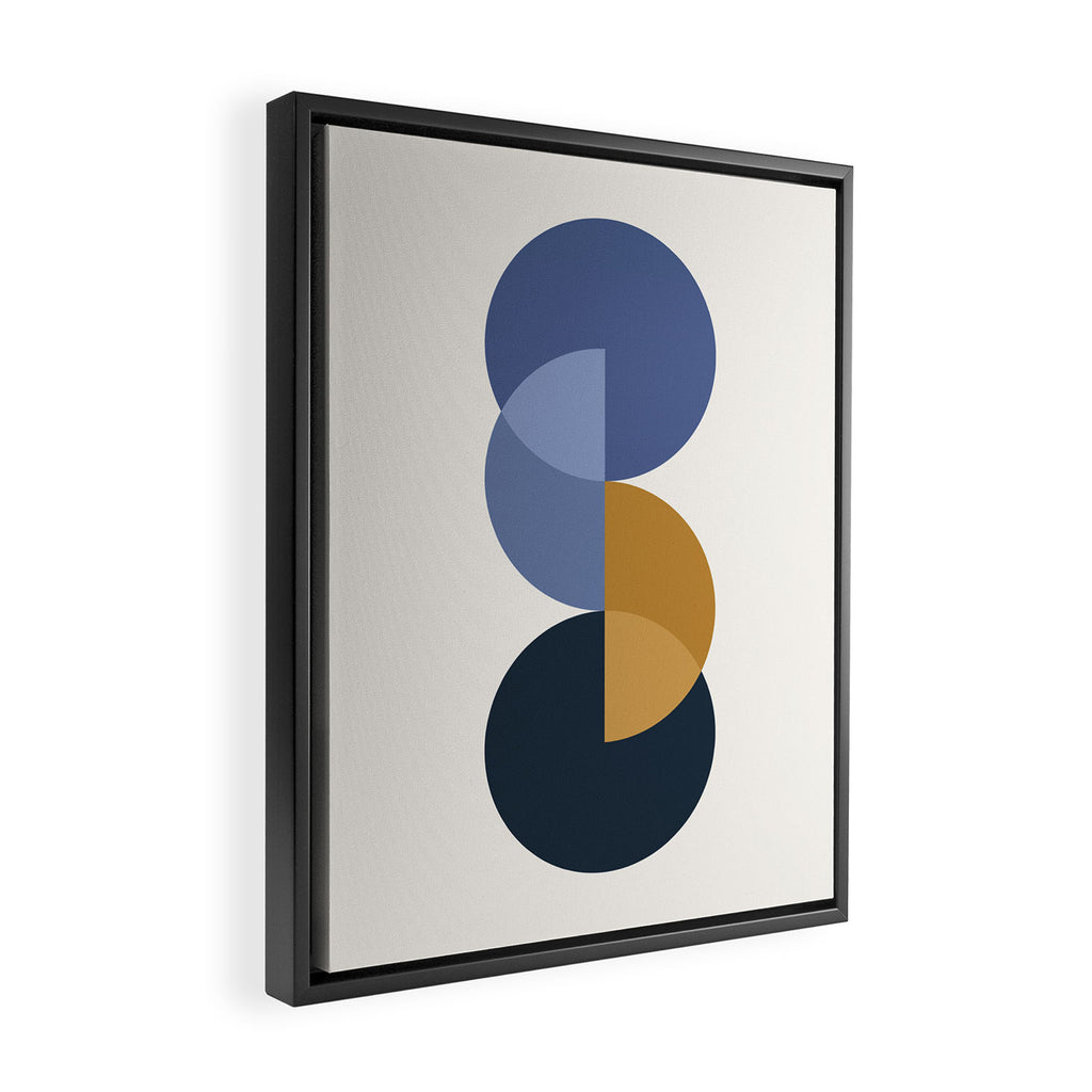 Geometric Harmony XXXV Framed Canvas Print Gallery Image 2