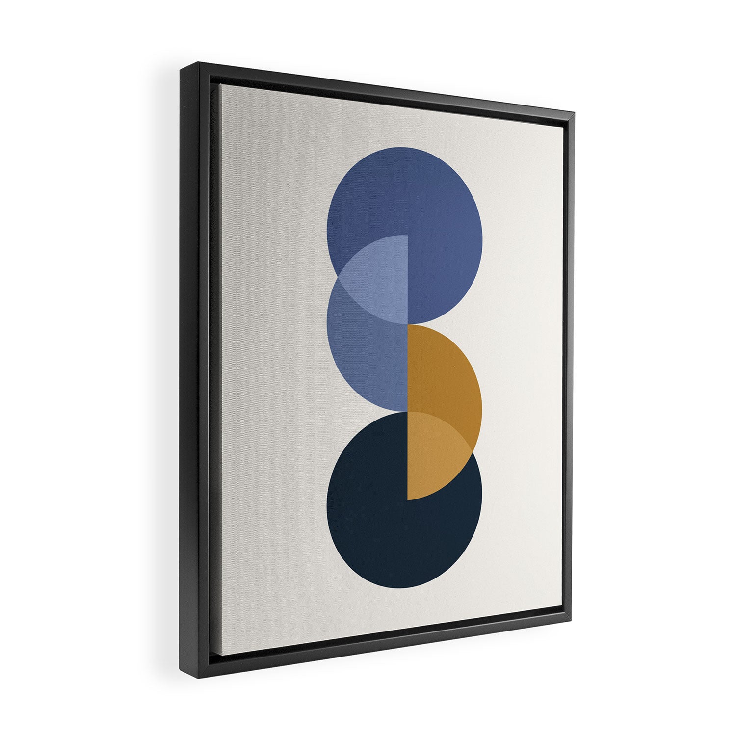 Geometric Harmony XXXV Framed Canvas Print Gallery Image 2