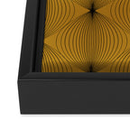 Geometric Orb Pattern V Framed Canvas Print Gallery Image 3