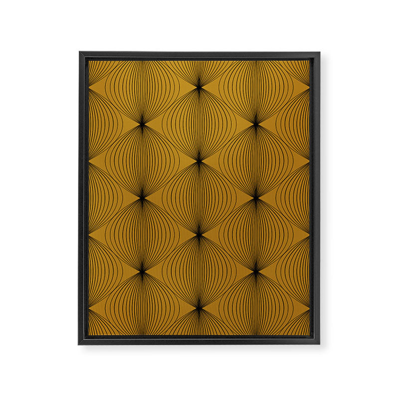 Geometric Orb Pattern V Framed Canvas Print Gallery Image 8