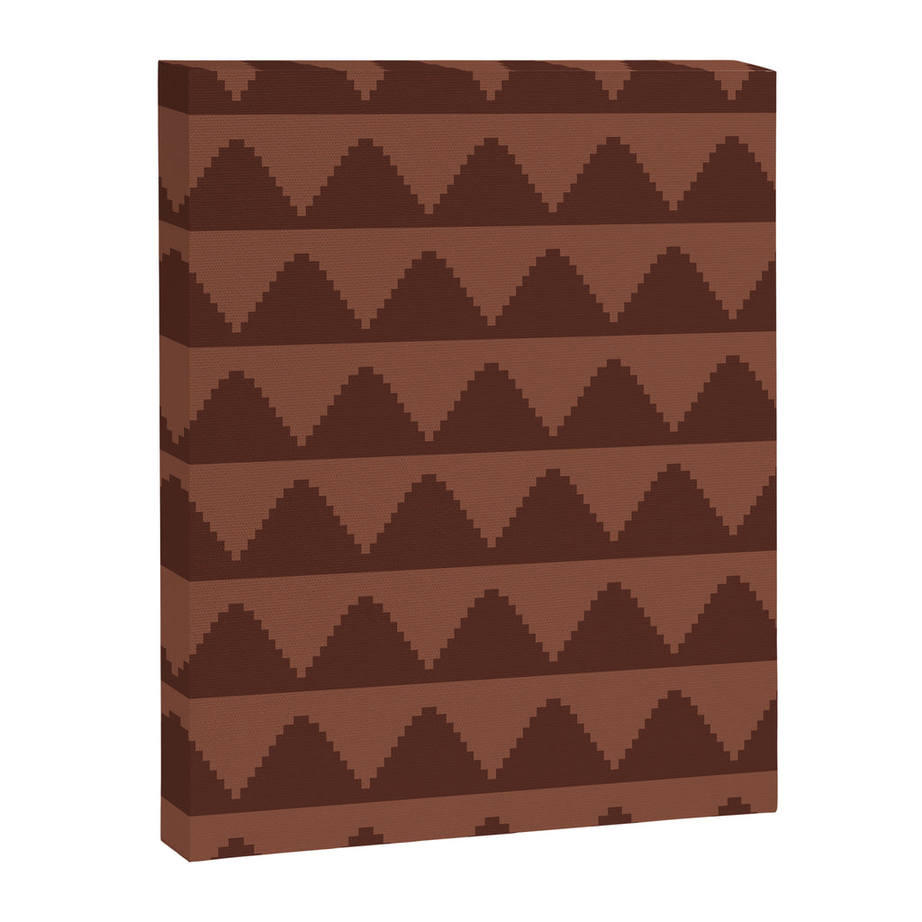 Geometric Pyramid Pattern XXXVIII Canvas Print Gallery Image 8