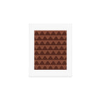 Geometric Pyramid Pattern XXXVIII Art Print Gallery Image 1