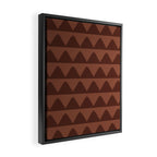 Geometric Pyramid Pattern XXXVIII Framed Canvas Print Gallery Image 2