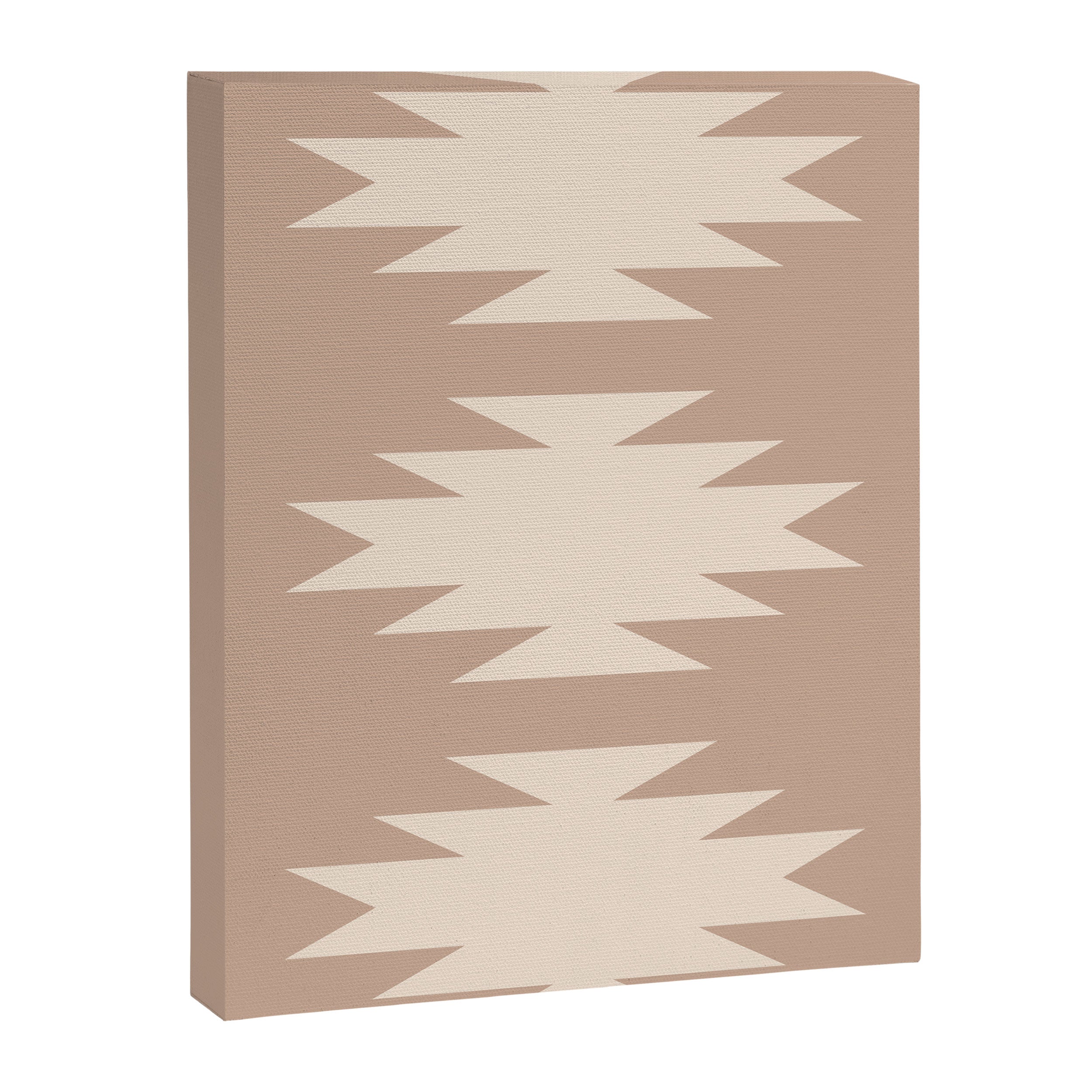 Geometric Southwestern Minimalism - Neutral Natural Beige Canvas Print Gallery Image 8