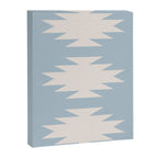Geometric Southwestern Minimalism - Soft Sky Blue Canvas Print Gallery Image 8