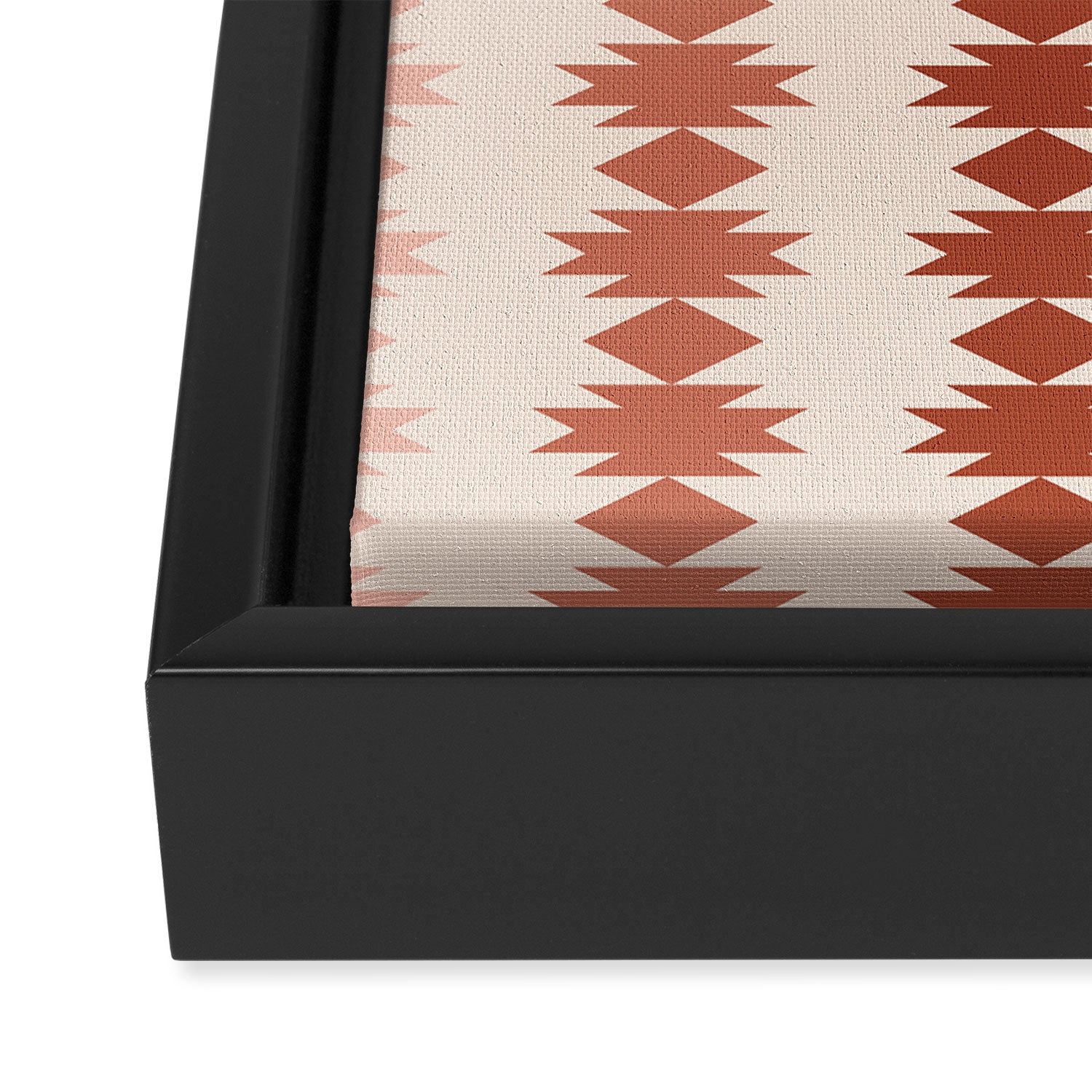 Geometric Southwestern Pattern XIX Framed Canvas Print Gallery Image 3